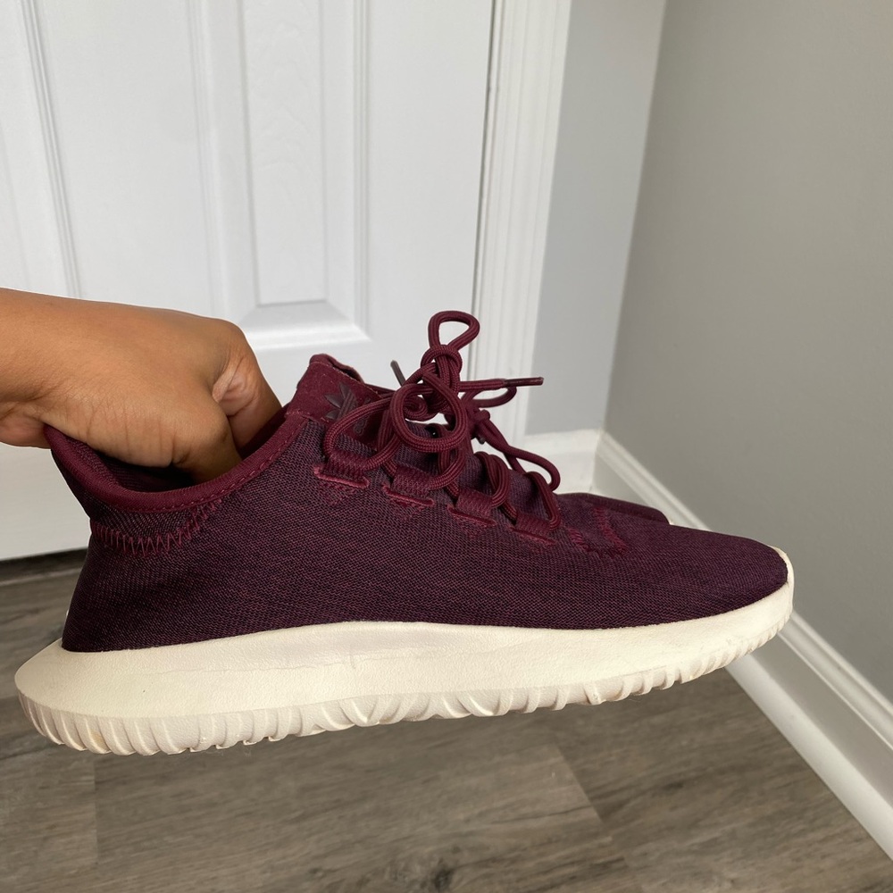 Adidas Burgundy Athletic Shoes - Picture 14 of 17